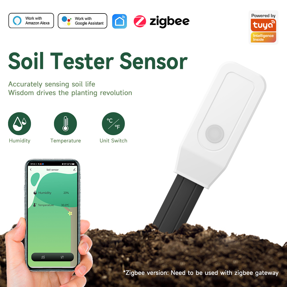 Smart Soil Tester Sensor, Zigb - Moisture Meter Plant review and price