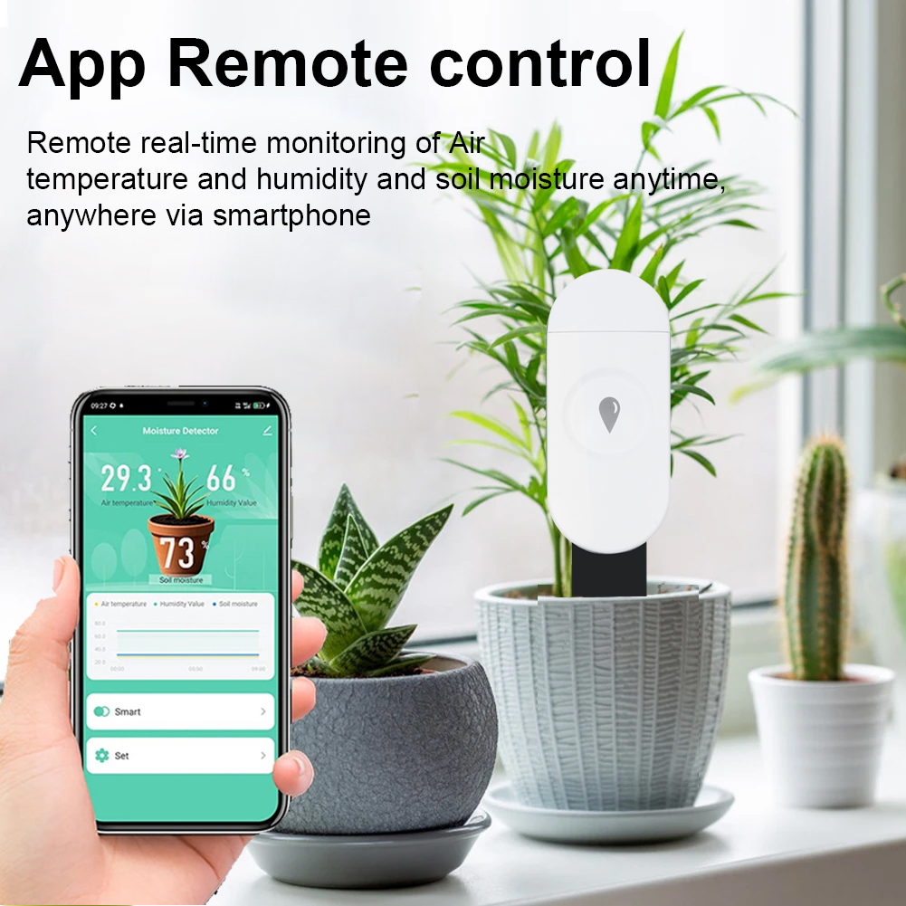 Tuya Zigbee Temperature Humidi - Moisture Meter Plant review and price