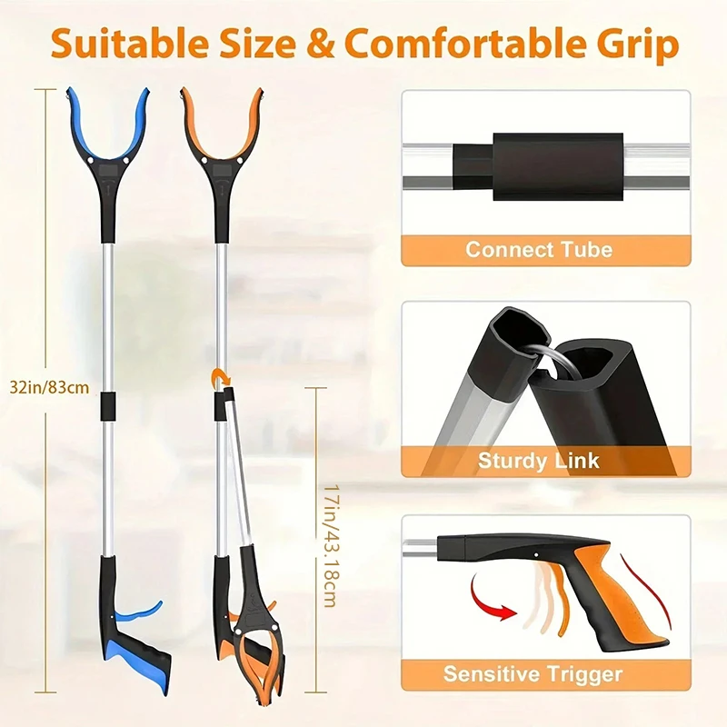 32 Inch Extra Long Foldable Gr - Gardening Tools For Elderly review and price
