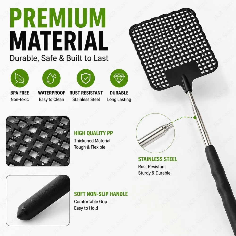 Black Fly Swatter 1/2/5 Pack S - Gardening Tools And Uses review and price