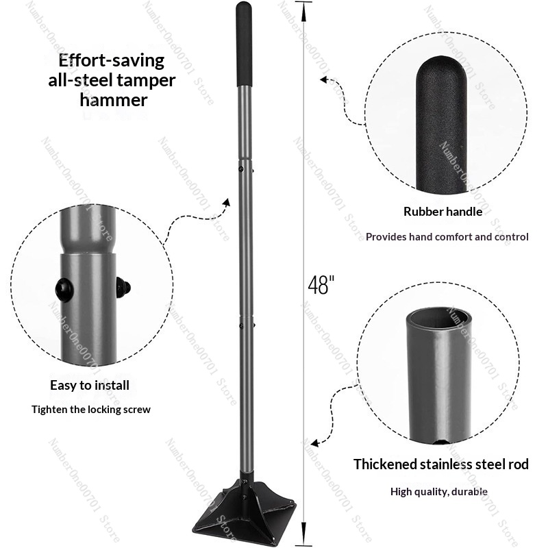 Detachable Steel Garden Tamper - Gardening Tools And Uses review and price