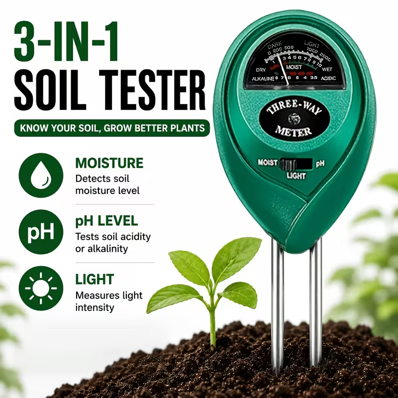 3-in-1 Soil Tester (Moisture,  - Moisture Meter Plant review and price