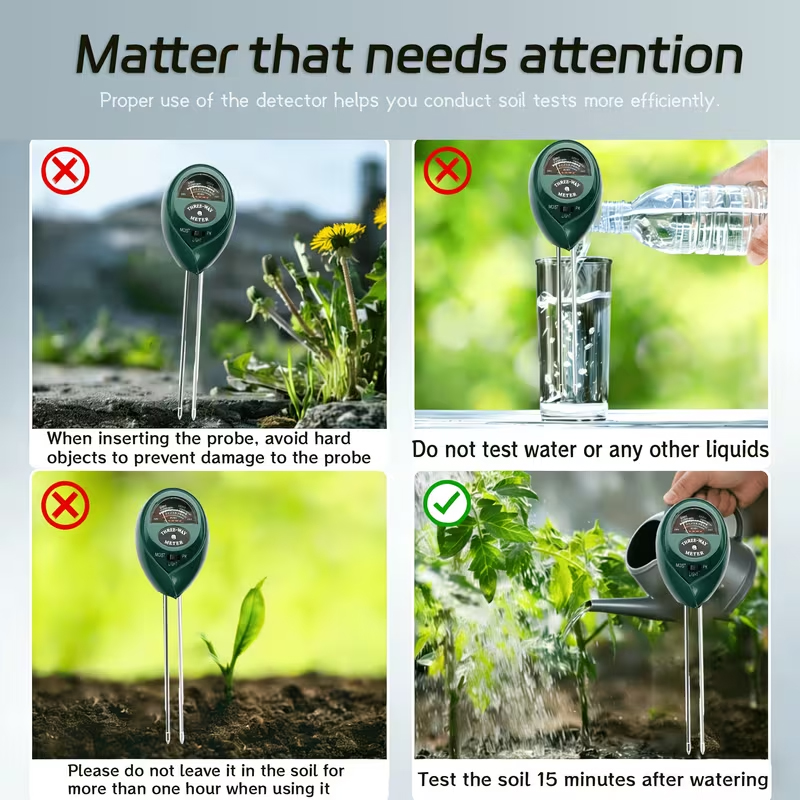 3-in-1 Soil Tester (Moisture,  - Moisture Meter Plant review and price