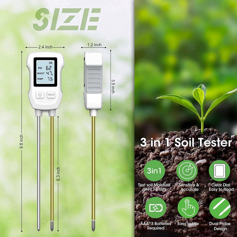 3 in 1 Soil Moisture Meter, Di - Moisture Meter Plant review and price