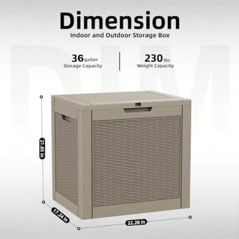 Waterproof Outdoor Storage Box - Gardening Tools And Uses review and price